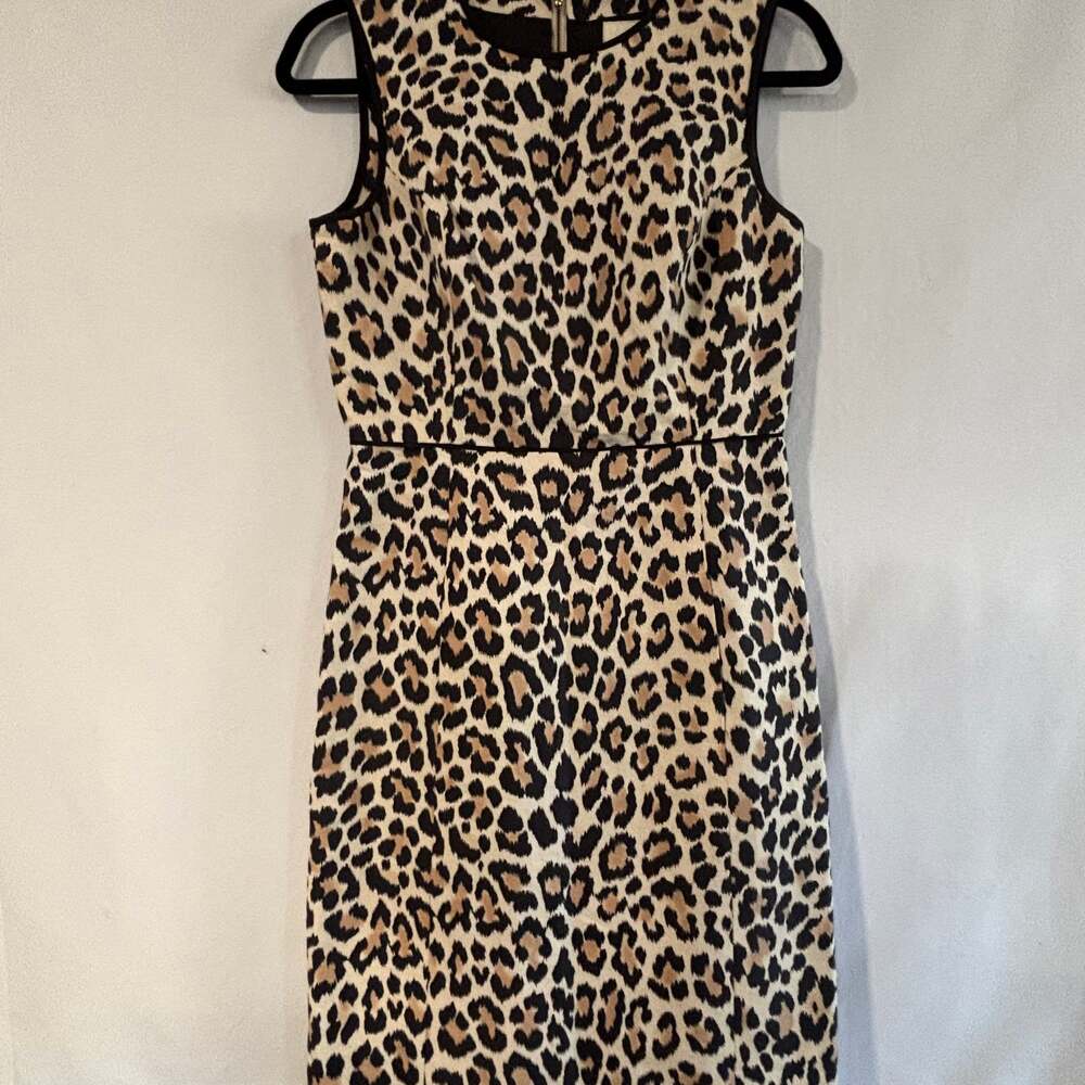 Kate Spade Paulina Leopard Print Sheath Dress
